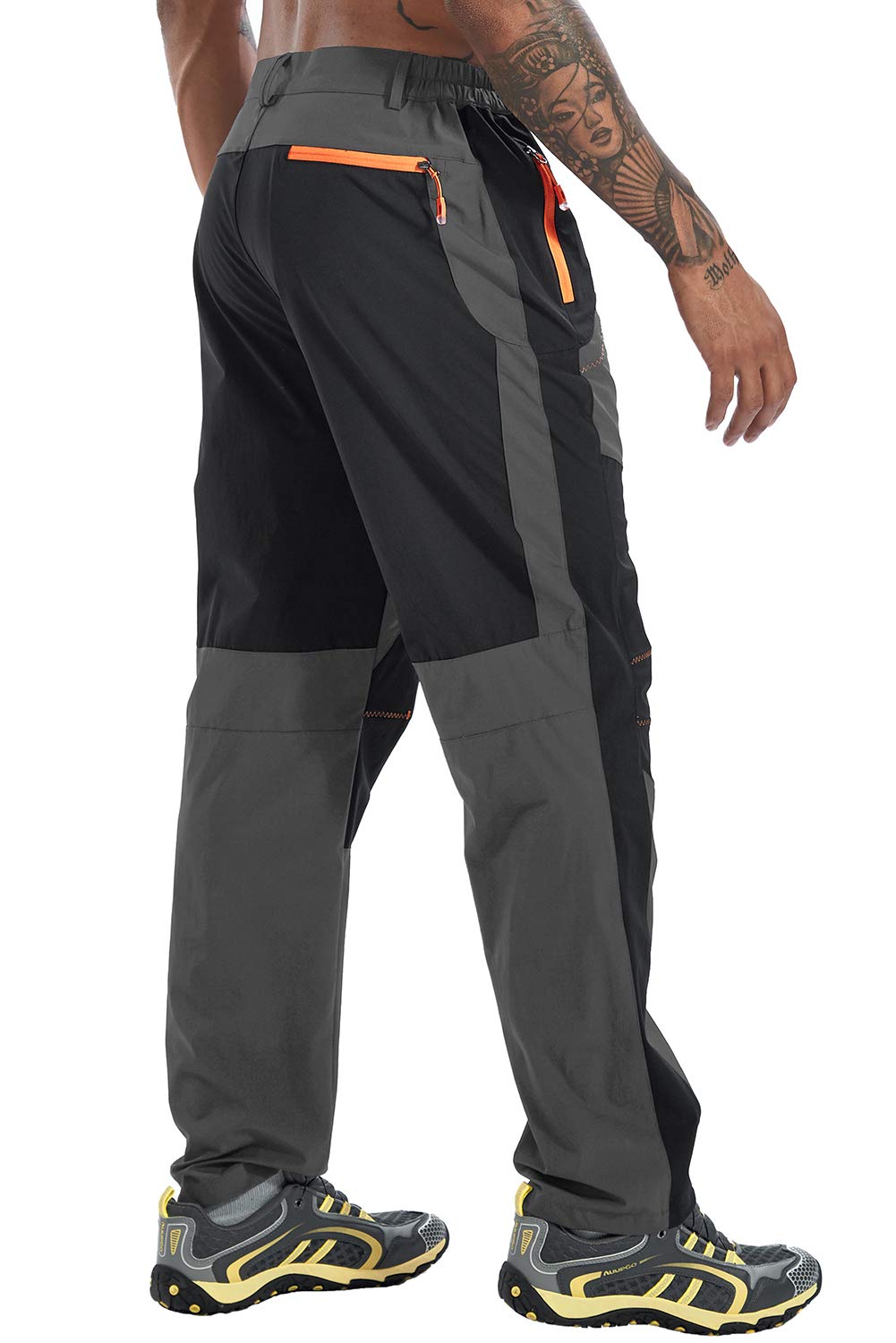 TBMPOY Men's Hiking Cargo Pants - Lightweight Waterproof Quick-Dry Outdoor Pants for Work, Camping, Fishing & Mountain Climbing | Durable Travel & Adventure Pants for Outdoor Enthusiasts