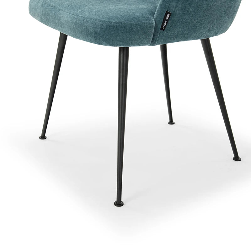 Holly Fabric Dining Chair - Comfortable Upholstered Seat for Kitchen, Dining Room & Office - Modern Home Decor Furniture for Everyday Use