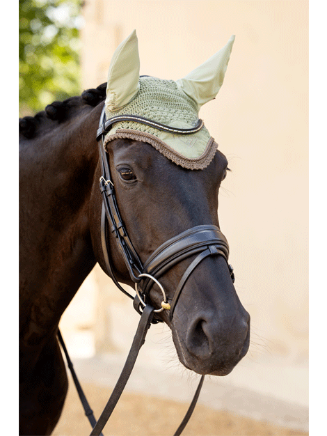 Le Mieux Classic Fly Hood - Breathable Horse Fly Mask with UV Protection for Summer Riding & Pasture Use