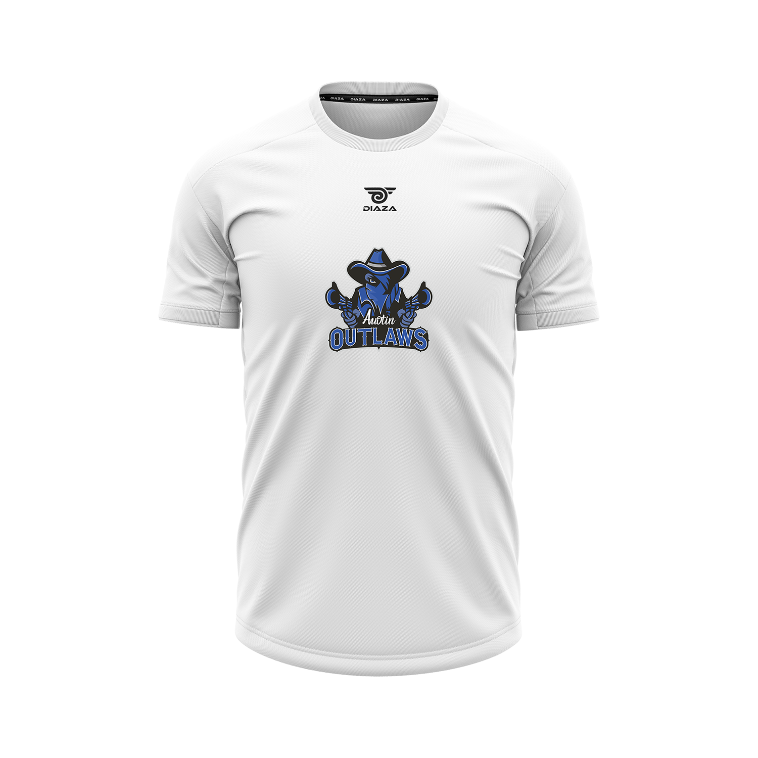 Austin Outlaws Fan T-Shirts for Men & Women - White Cotton Tee - Perfect for Game Day, Concerts & Casual Wear