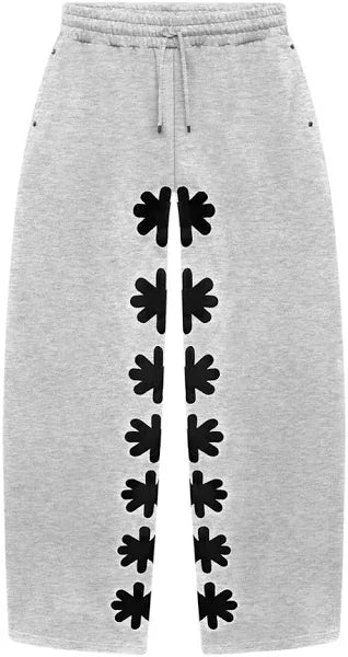 LOST SHDWS LS Single Layer OG Logo Sweatpants for Men - Grey Joggers, Casual Lounge Pants for Home, Gym & Streetwear