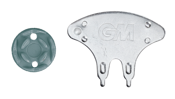GM Grey Durastud Soft Cricket Studs (20 Pack) with Spanner - Perfect for Cricket, Football, and Rugby Cleats on Grass or Turf Fields