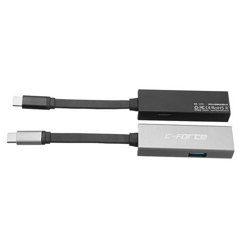 C FORCE CF002 USB C Hub with 4K HDMI, 100W PD Charging, USB 3.1 Ports - Compatible with Nintendo Switch, MacBook, iPad Pro - Perfect for Gaming, Work & Travel
