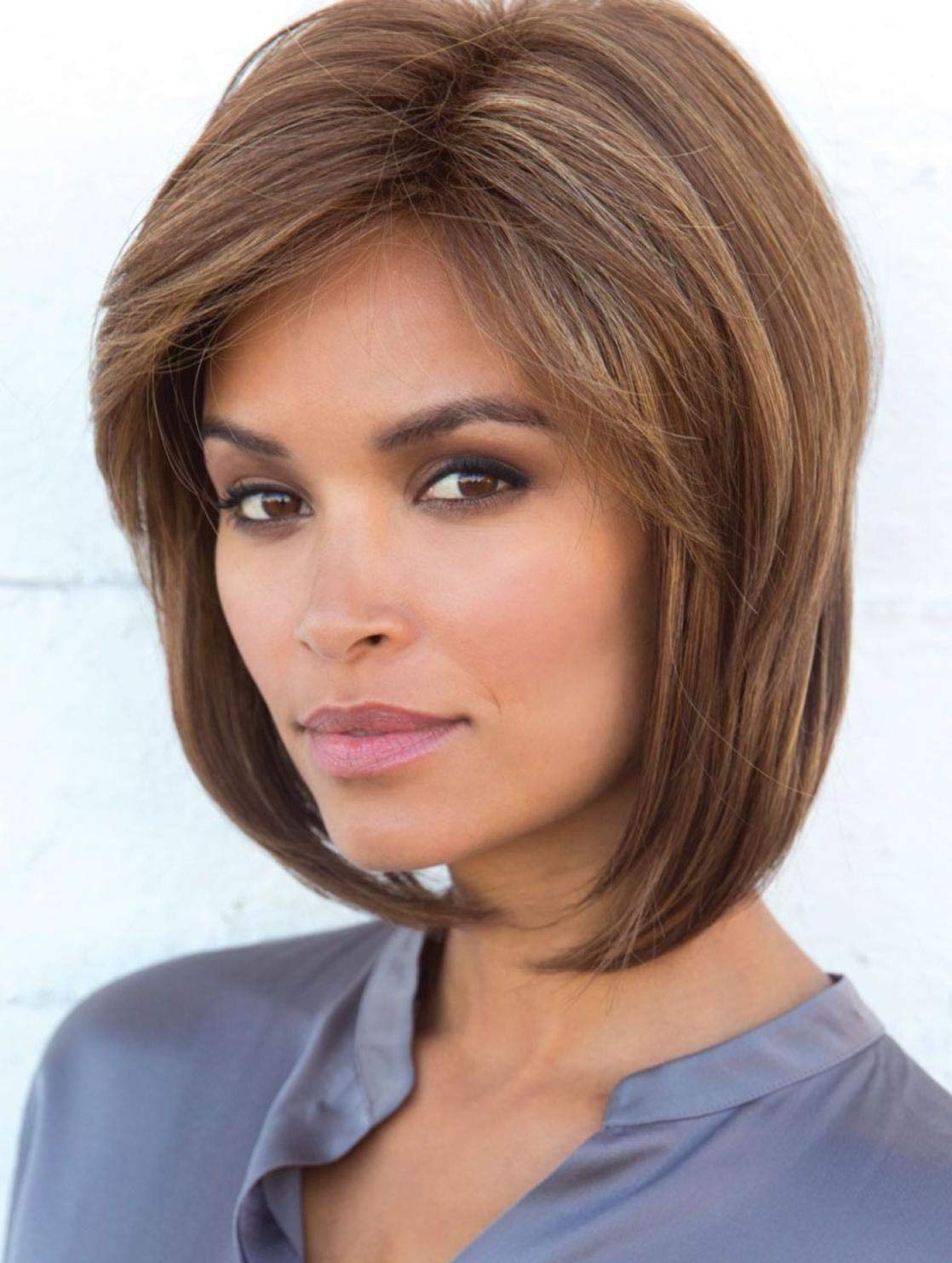 Rene Paris Cameron Wig Bundle - 5pc Set with Christy's Wigs Q&A Booklet, Travel Size Wig Shampoo, Wig Cap & Wide Tooth Comb in Cappuccino - Perfect for Daily Styling, Costume Parties & Hair Loss Solutions