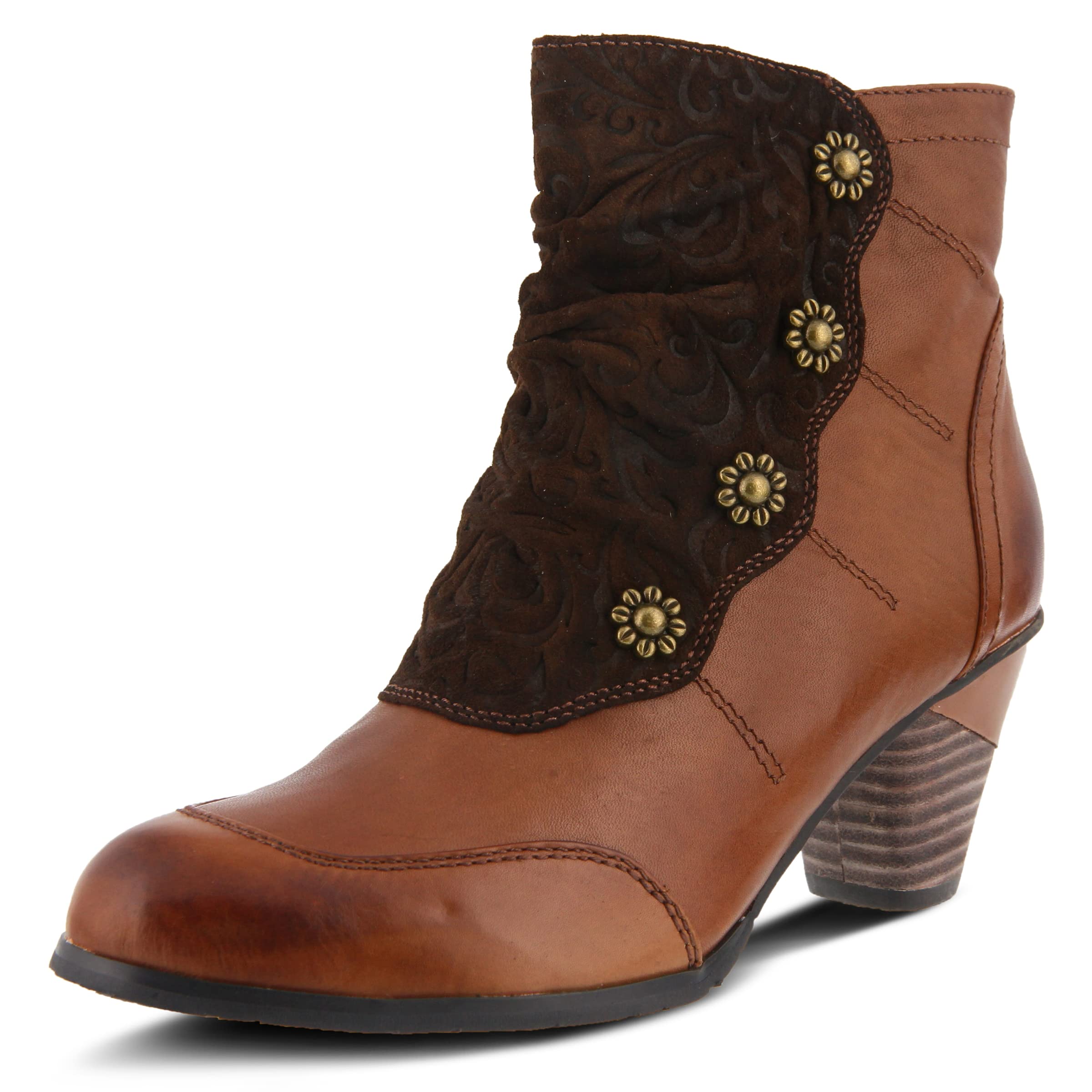 L'Artiste by Spring Step Women's Belgard Comfortable Ankle Booties - Stylish Casual & Office Wear for Fall/Winter