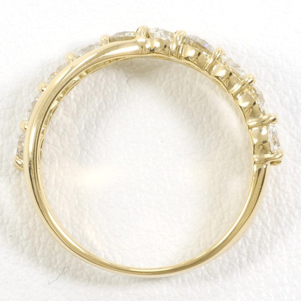 18K Yellow Gold Diamond Ring for Women - Elegant Solitaire Engagement & Wedding Band - Perfect for Proposals, Anniversaries, and Special Occasions