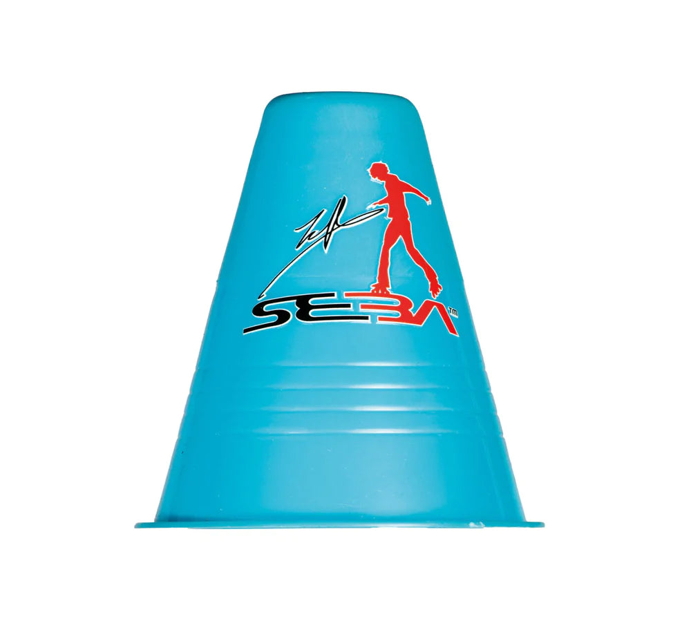 Seba Dual Density Slalom Cones - High-Performance Training Cones for Skateboarding, Roller Skating & Sports Drills - Perfect for Outdoor & Indoor Practice
