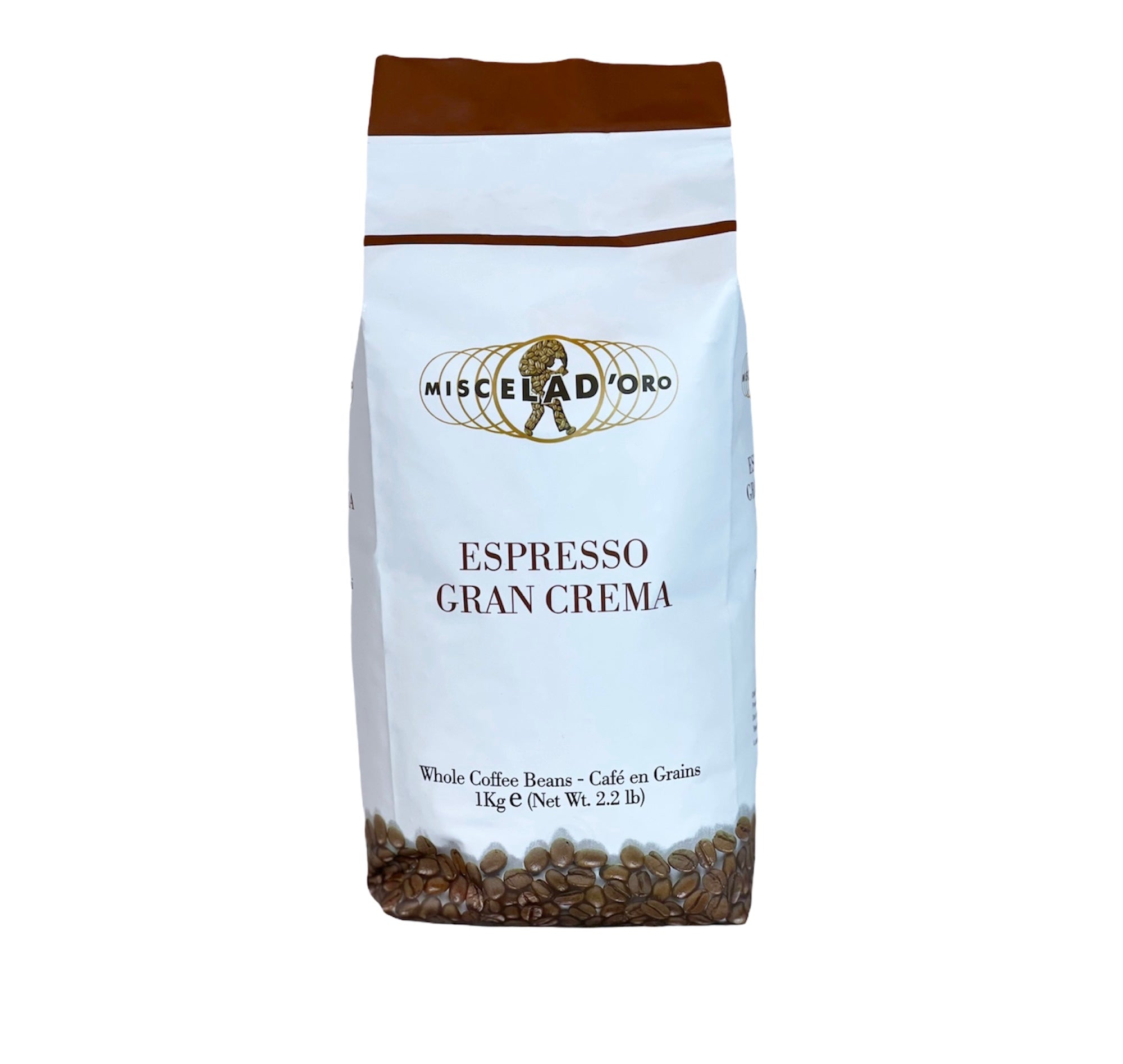 Premium Espresso Gran Crema Coffee Beans - 1Kg Bag for Rich & Creamy Espresso Shots - Perfect for Home Brewing, Cafes & Gifting