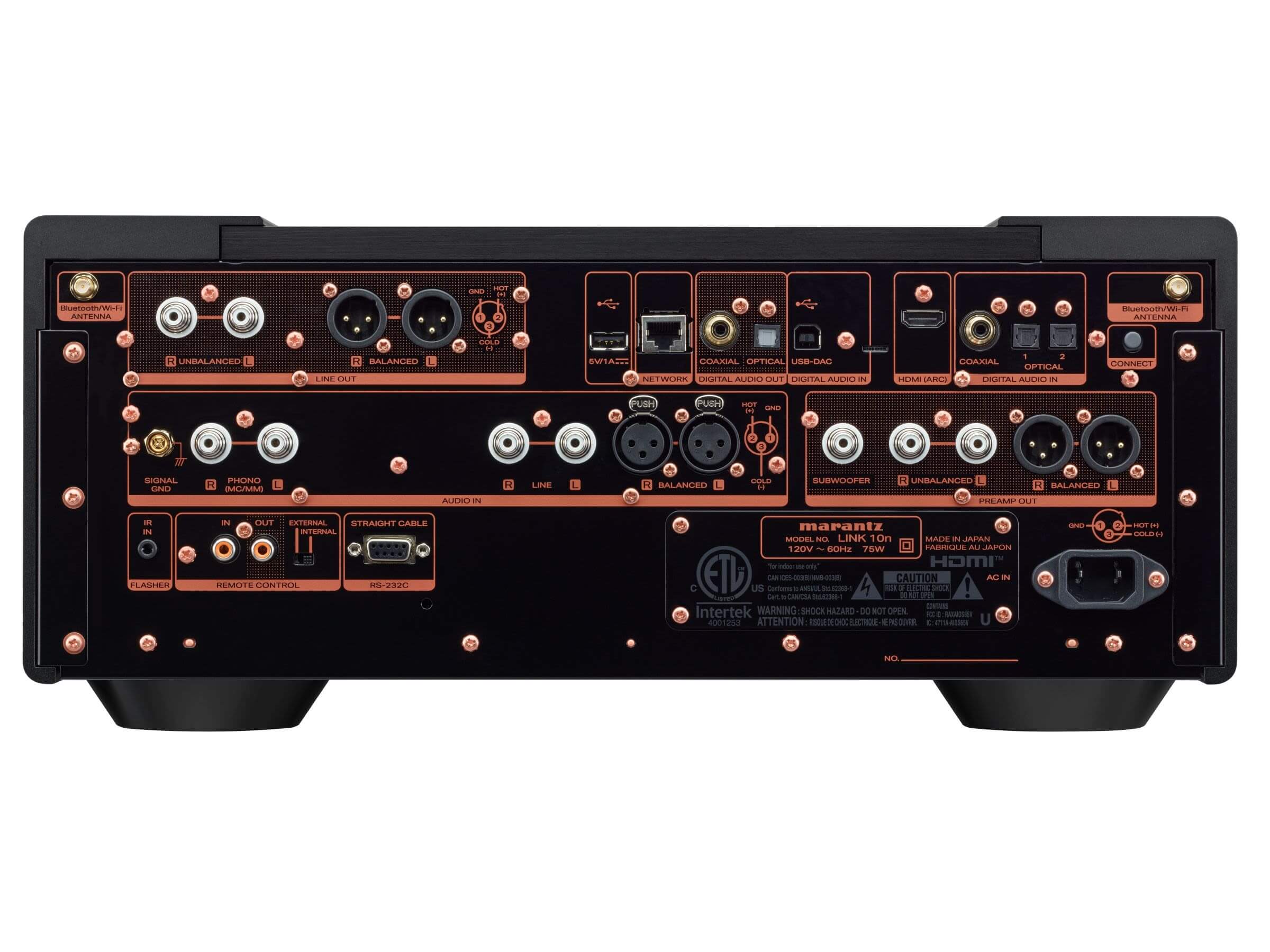 Marantz Link 10n Wireless Streaming Amplifier - Hi-Fi Audio System for Home Theater & Music | Perfect for Living Rooms, Bedrooms & Home Offices