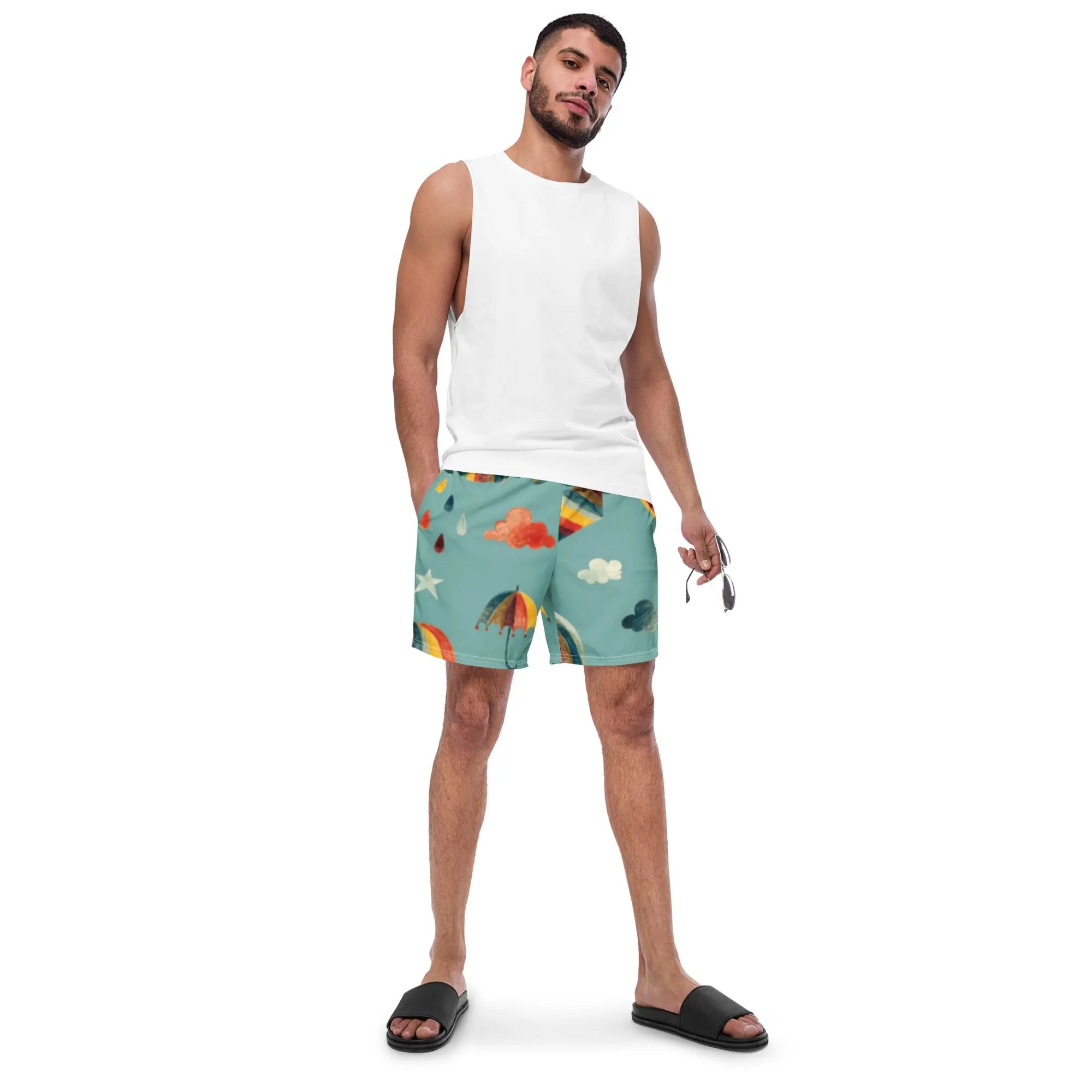 Men's Quick-Dry Swim Shorts for Beach & Pool | Lightweight & Comfortable | Perfect for Swimming, Surfing & Summer Activities
