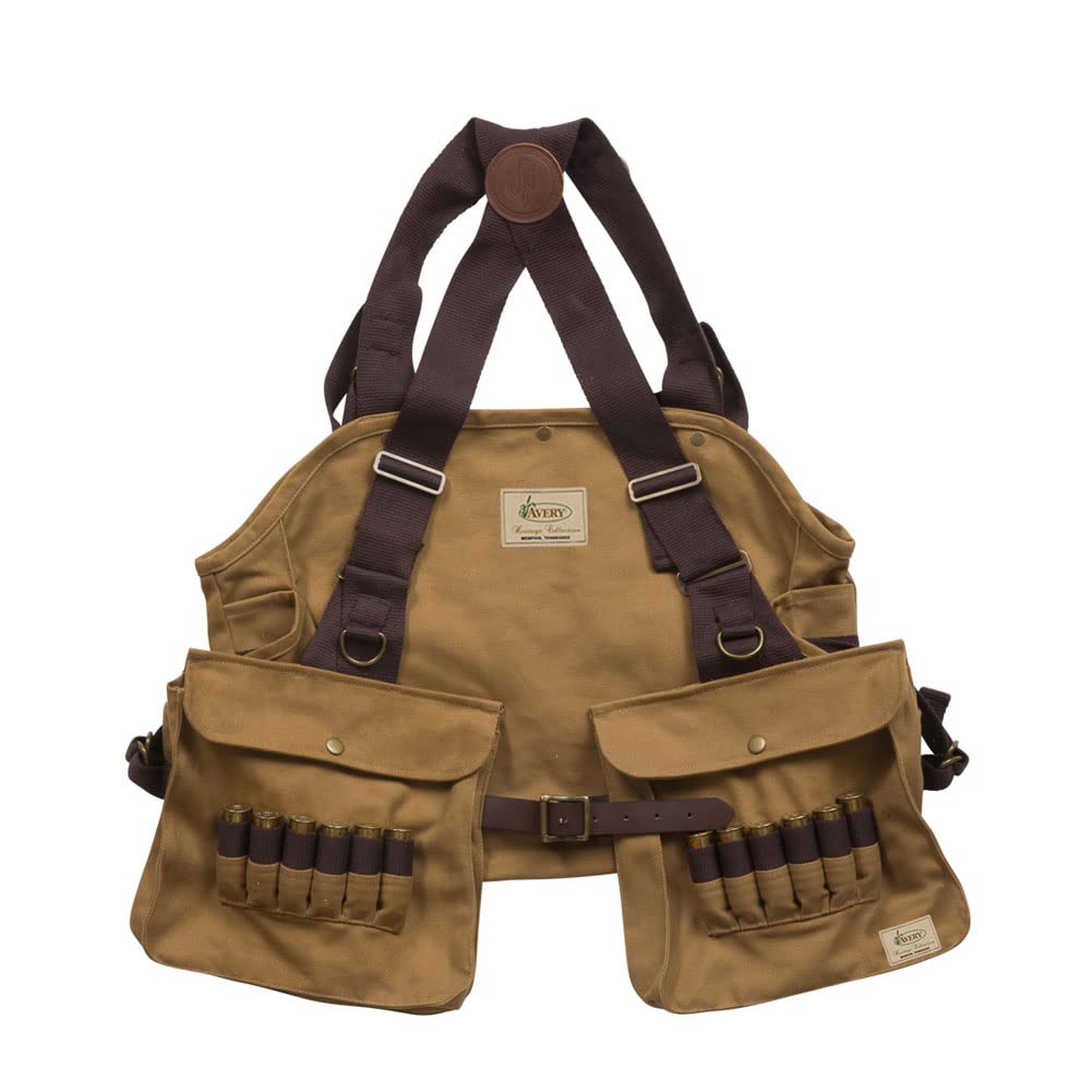 Avery Outdoors Hunting Gear Heritage Strap Vest - Adjustable One Size for Men & Women | Perfect for Upland Bird Hunting, Pheasant Hunting & Outdoor Adventures