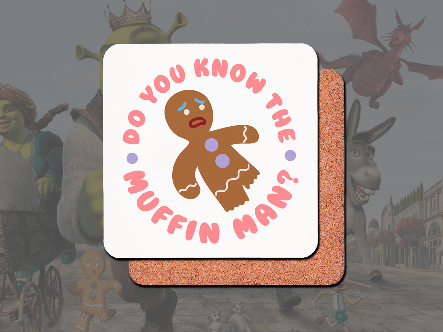 Shrek Do You Know The Muffin Man Coffee Mug - Funny Movie Quote Gift for Shrek Fans - Perfect for Coffee, Tea & Office Use