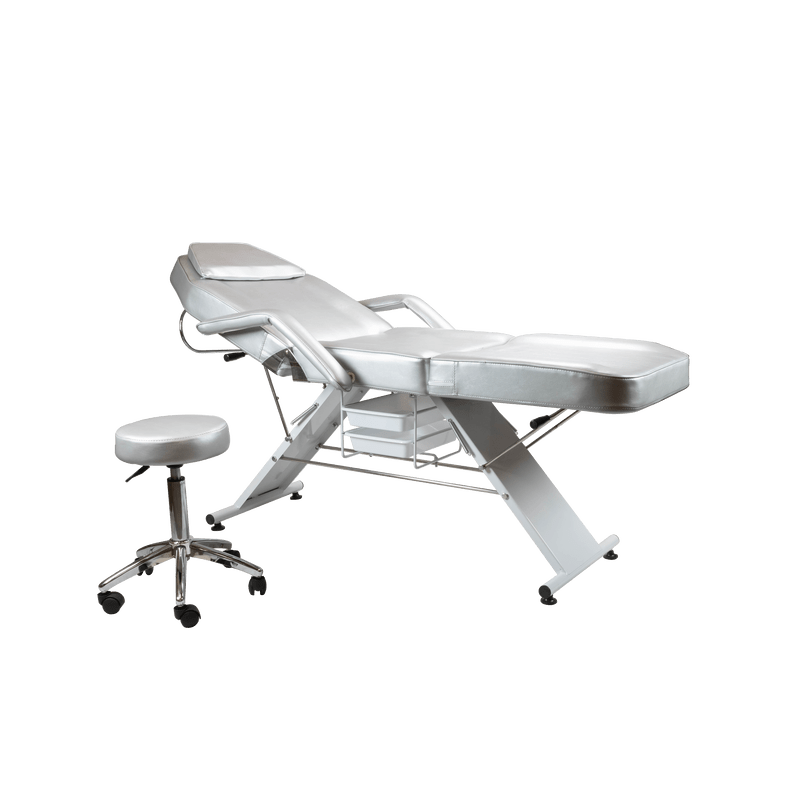 Luxury Fiori Deluxe Facial Bed - Professional Spa & Salon Massage Table for Facial Treatments, Skincare, and Beauty Services - Perfect for Home Spa, Estheticians, and Beauty Professionals