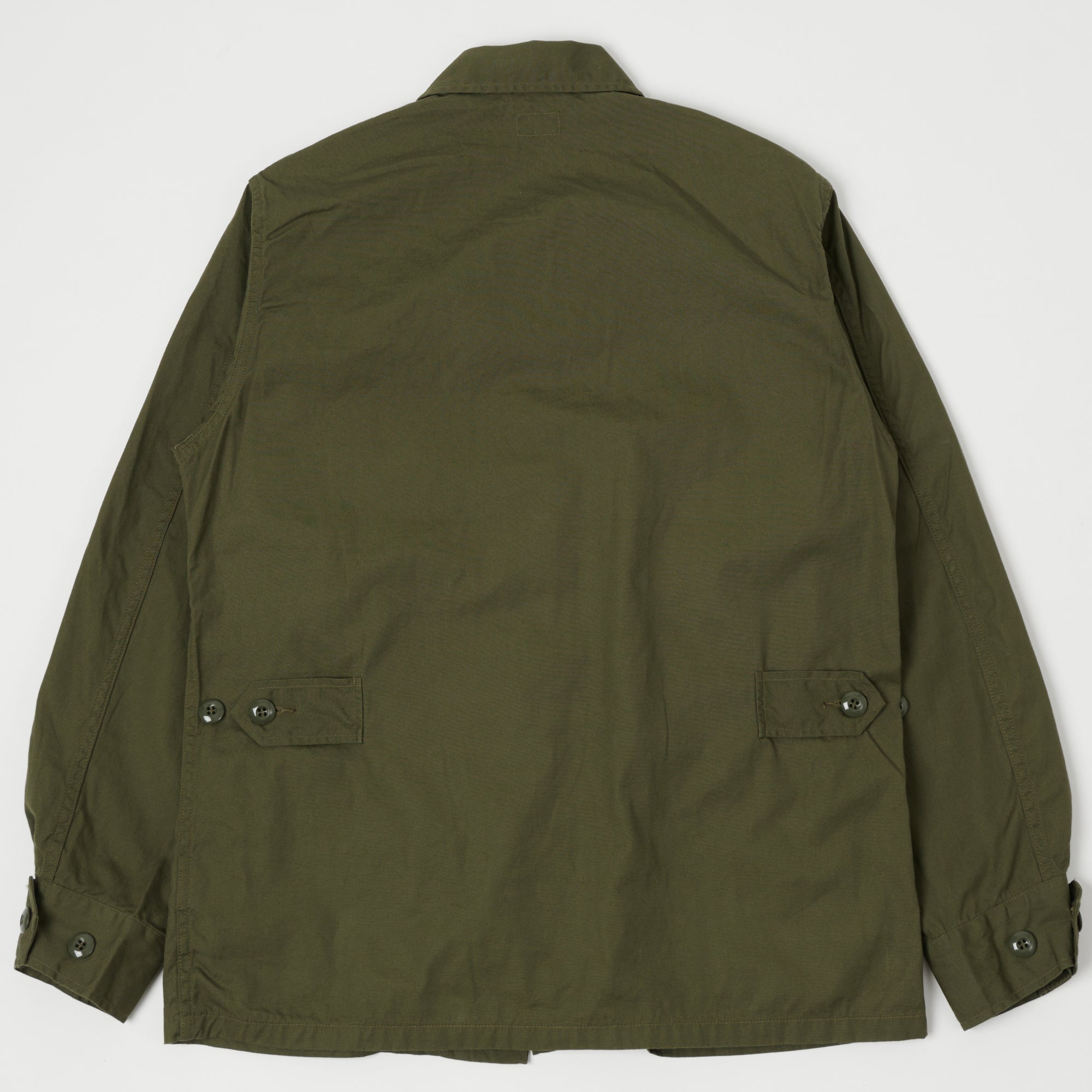 Buzz Rickson's BR12247 Tropical Combat Coat - Olive Green Military Jacket for Outdoor Adventure & Vintage Style Enthusiasts