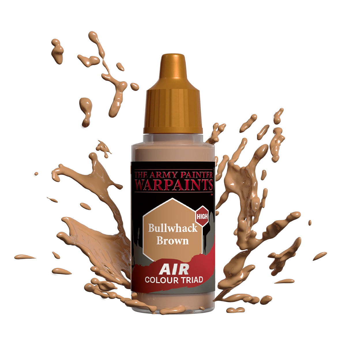 Warpaints Air: Bullwhack Brown - Premium Matte Acrylic Paint for Miniatures & Models - Perfect for Wargaming, Cosplay, and DIY Craft Projects