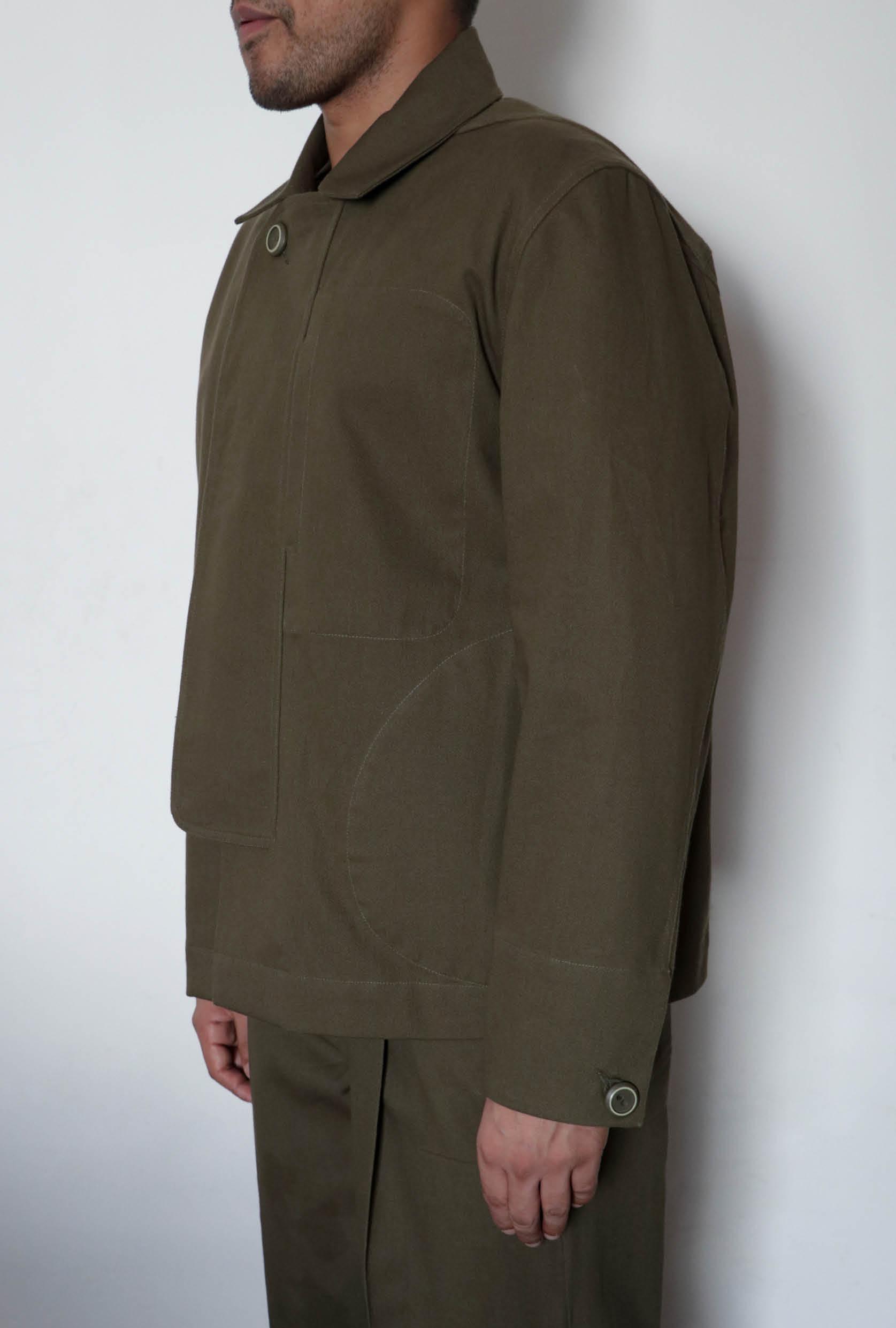 DUKE TWILL OVERSHIRT - Men's Casual Button-Up Shirt Jacket for Spring & Fall - Perfect for Outdoor Adventures, Date Nights & Layered Streetwear Looks