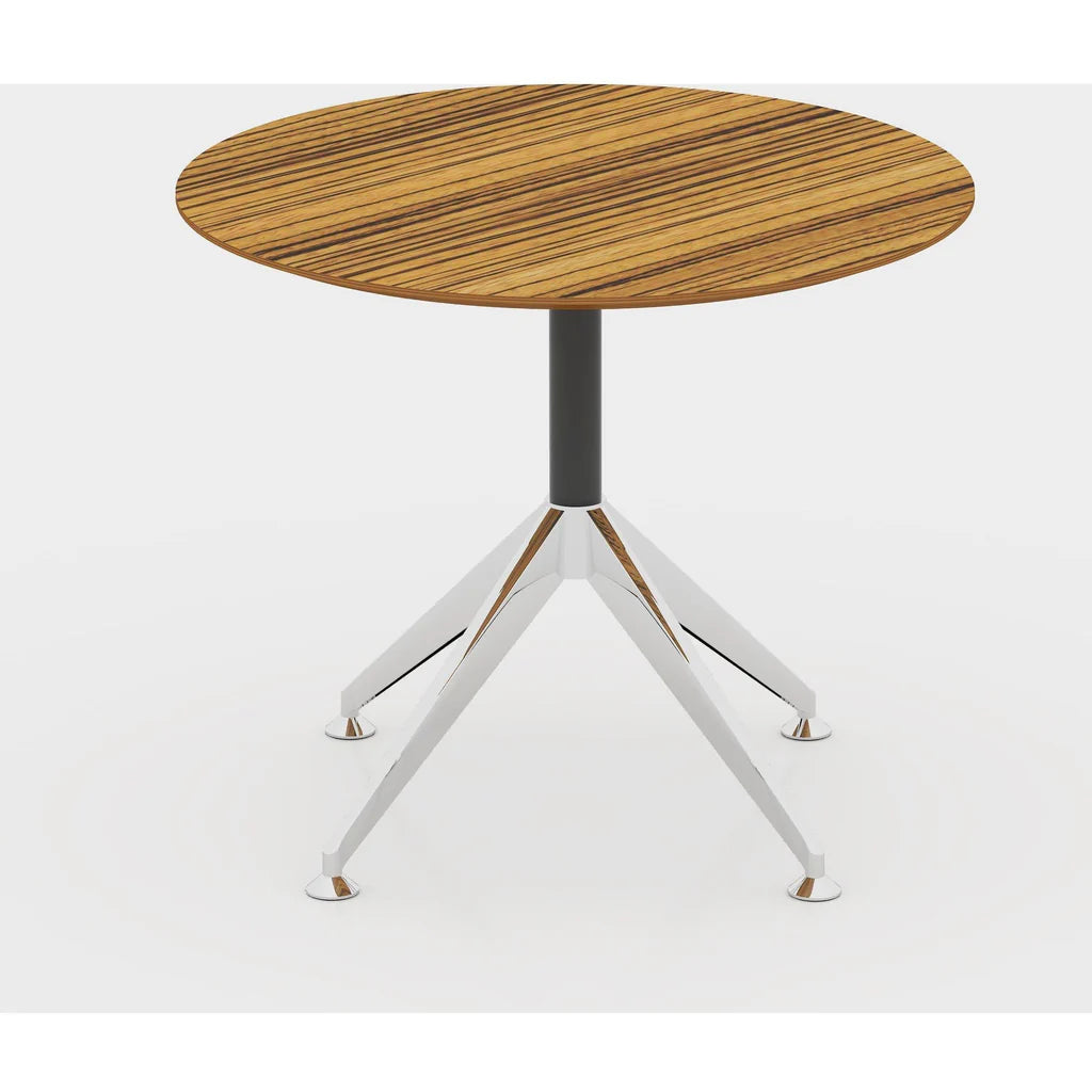NOVARA Round Meeting Table - Modern Office Conference Table for Small Meetings & Collaborative Workspaces - Perfect for Home Office, Business Meetings & Team Discussions