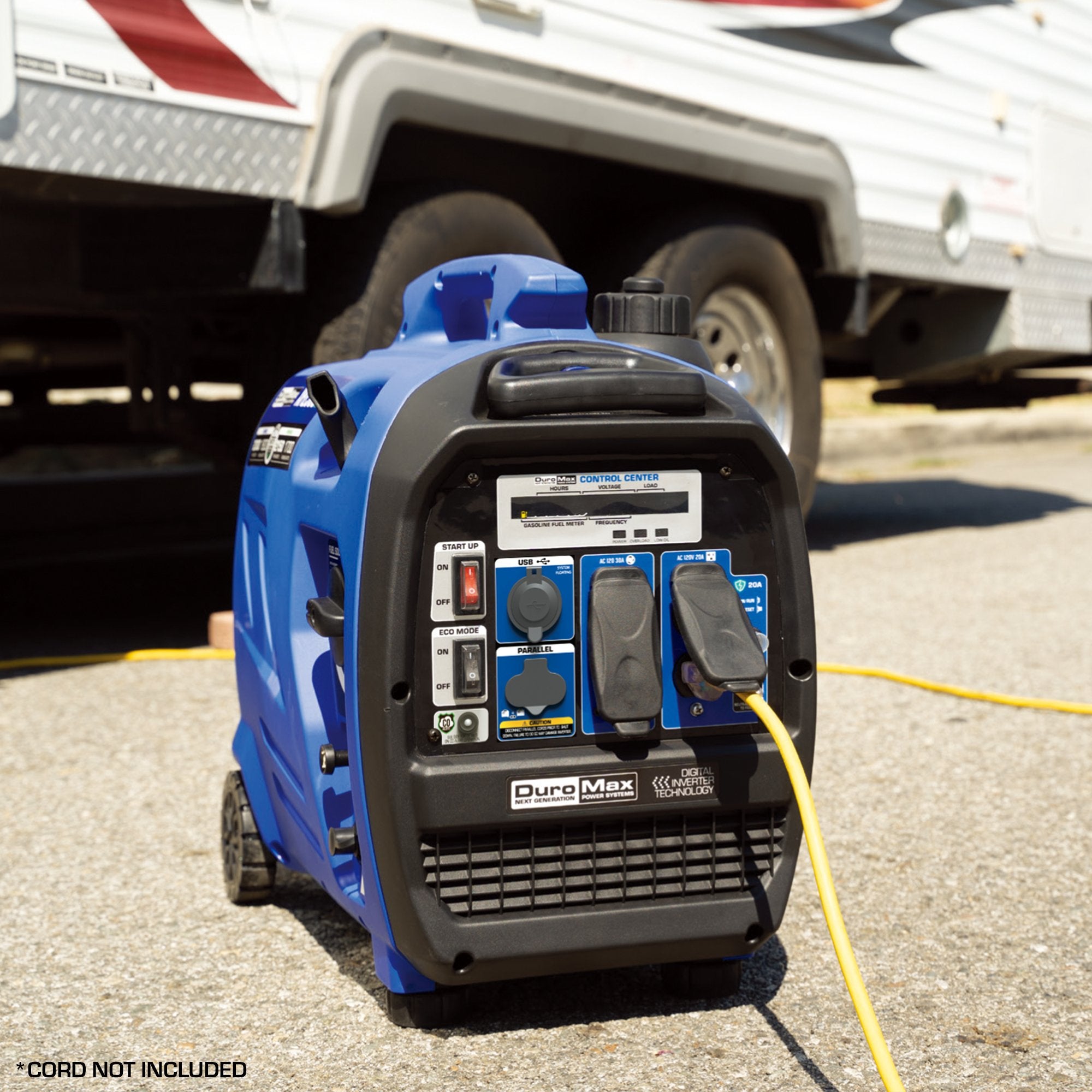 DuroMax XP2300IH 1800W/2300W 80cc CO Alert Dual Fuel Inverter Generator - Portable Power for Camping, RV Trips & Emergency Backup