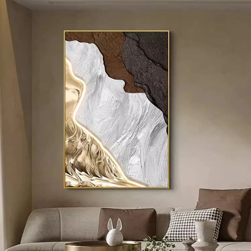 Abstract Art Wall Lamp - Modern LED Lighting for Living Room & Bedroom Decor | Energy-Efficient & Stylish Home Accent