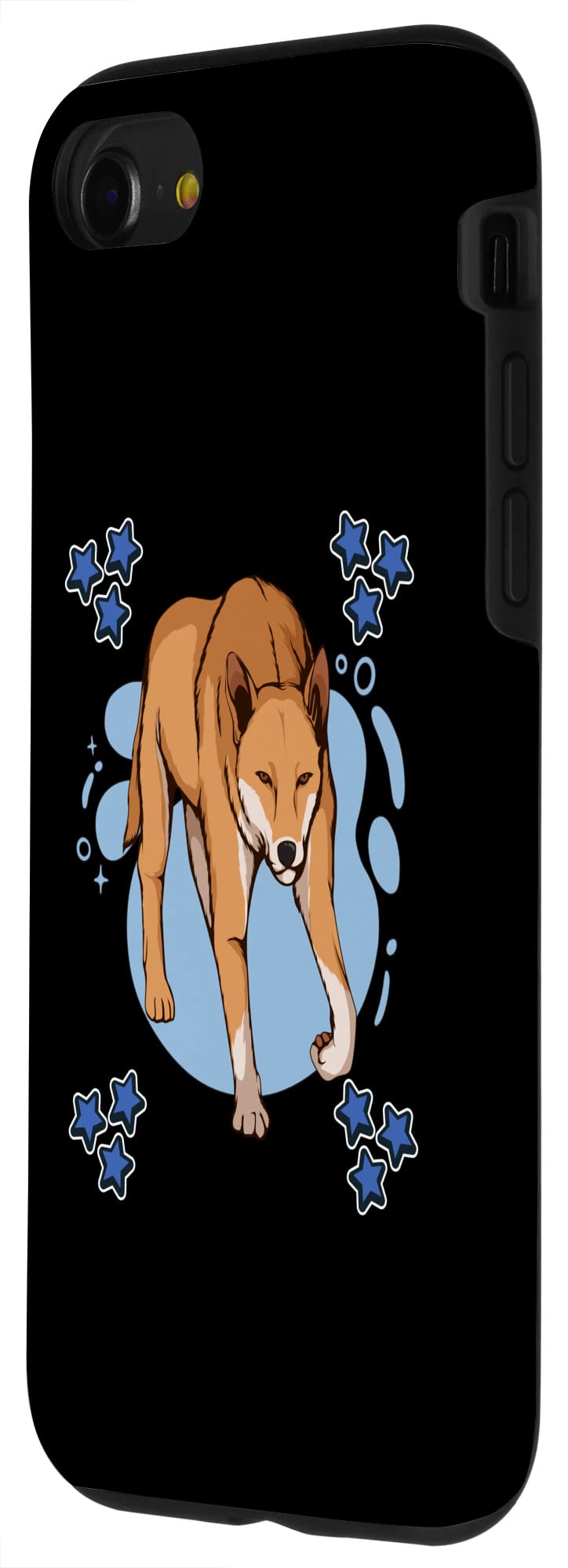 Dingo Blue Design Dog Pattern iPhone SE (2020)/7/8 Phone Case - Cute Pet Accessory for Dog Lovers, Perfect for Daily Use & Outdoor Activities