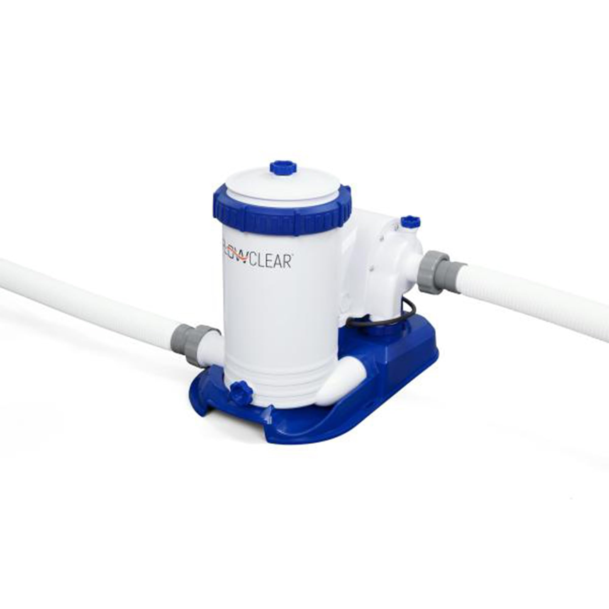 Bestway Flowclear 2500 Gallon Above Ground Pool Filter Pump with Type IV-B Cartridge & Adapters - Automatic Shut-Off Timer - Perfect for Backyard Swimming Pools, Summer Water Fun & Family Relaxation