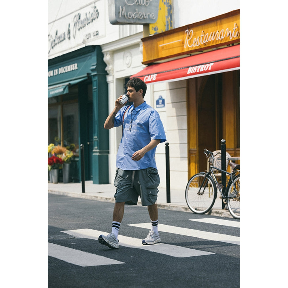 ASUSL Good Vibes Printed T-Shirt - Blue Casual Shirt for Men & Women | Perfect for Everyday Wear, Street Style & Summer Outfits