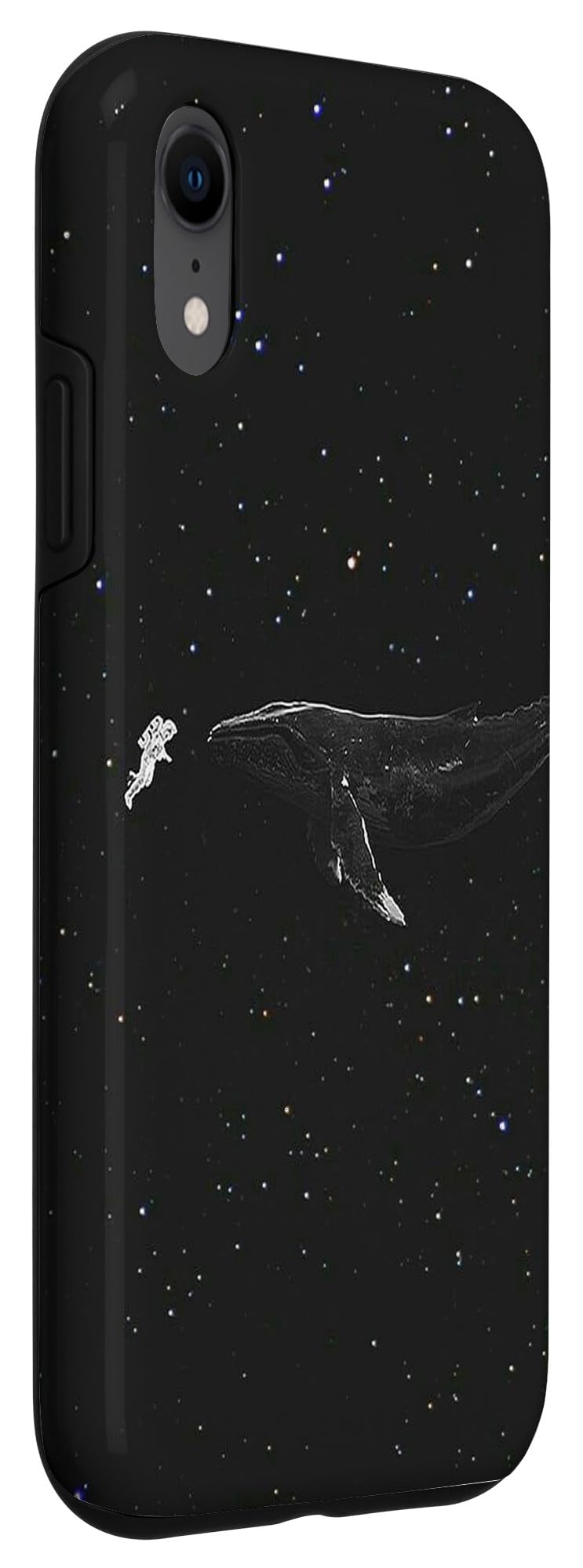 iPhone XR Case - Astronaut & Whale in Galactic Starry Sky | Cute Protective Phone Cover for Women & Men | Perfect for Everyday Use, Travel & Gifts