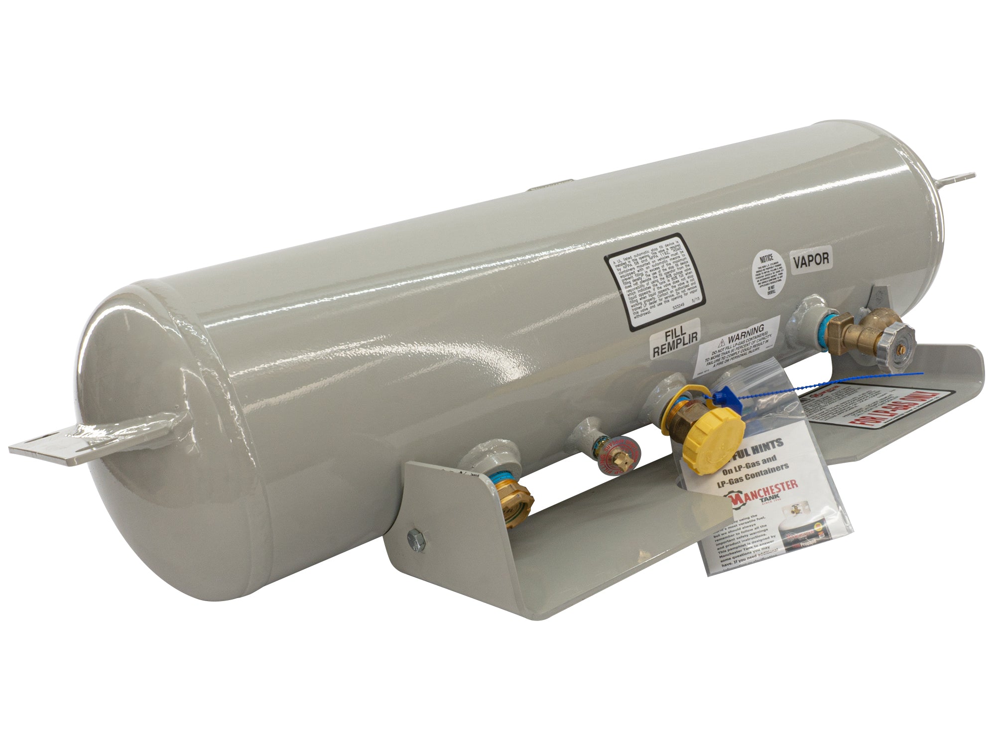 High Capacity LP Tank with Built-in Level Indicator - Perfect for Camping, RV Travel, and Outdoor Grilling