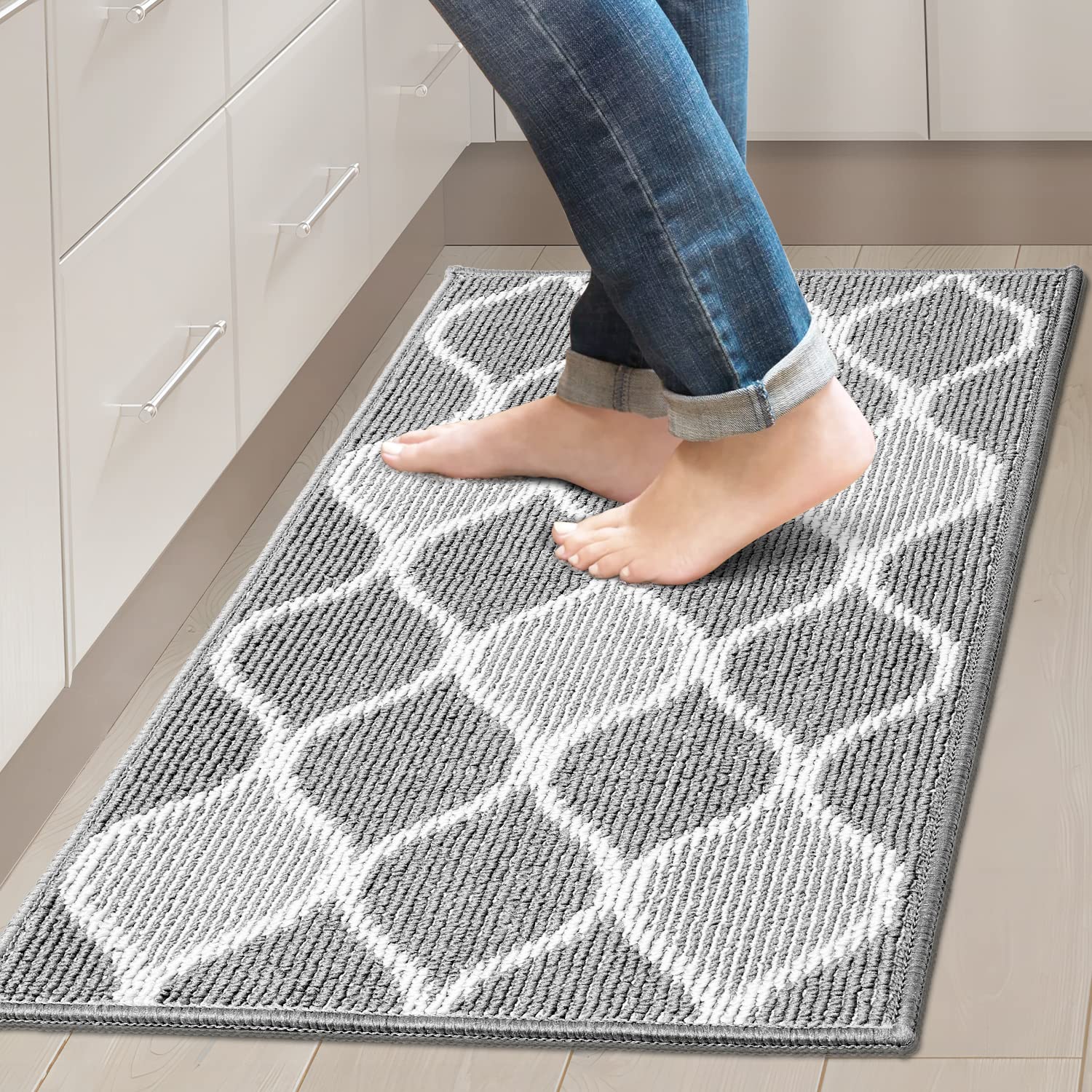 Villsure Non-Slip Kitchen Rugs and Mats - 17.7