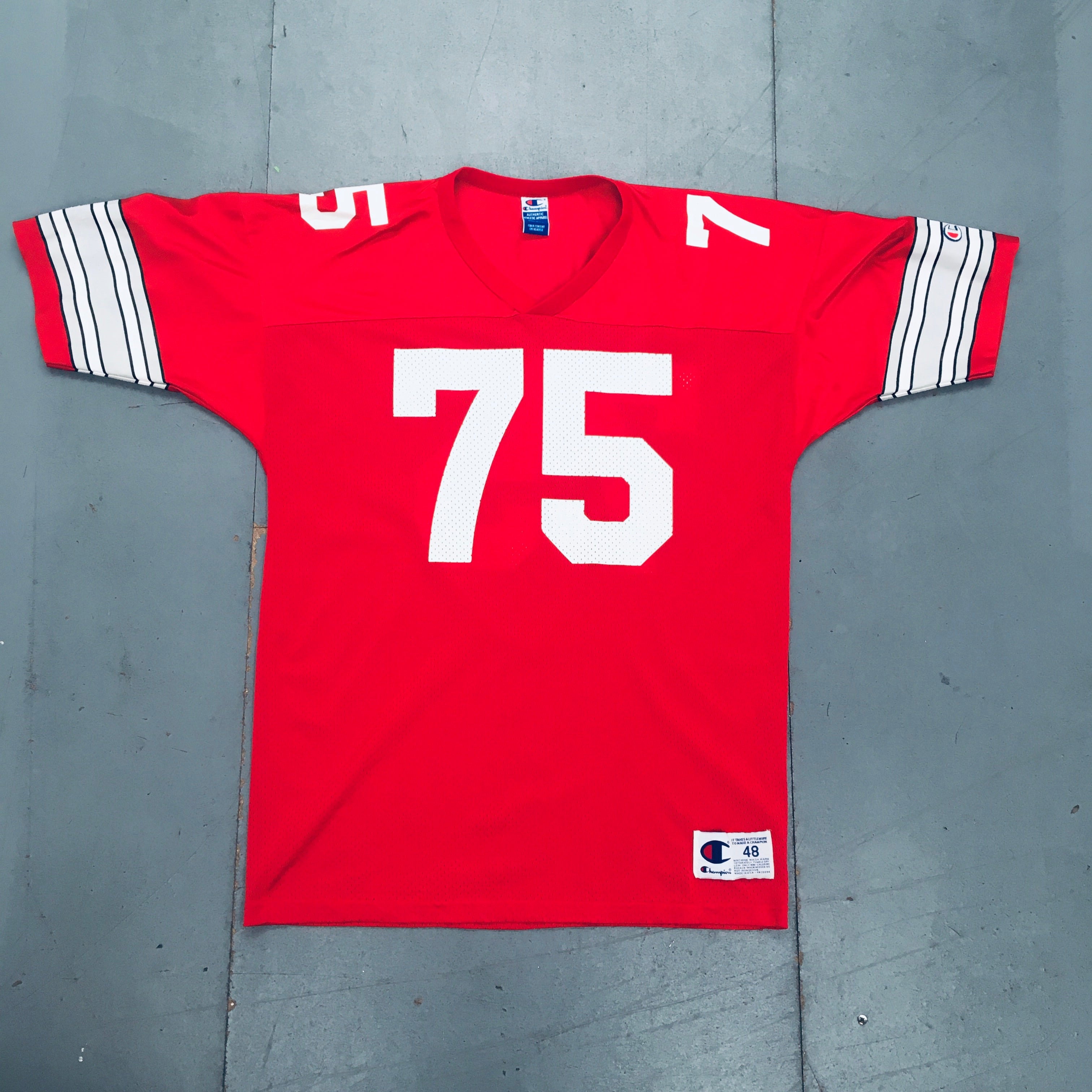 Ohio State Buckeyes Orlando Pace #75 Champion Jersey - Large Size - Perfect for Game Day, Tailgating & Fan Apparel Collection