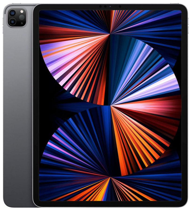 Apple iPad Pro 12.9-inch (5th Gen) 128GB Wi-Fi + Cellular - Space Gray (MHNR3LL/A) with M1 Chip - Perfect for Graphic Design, Video Editing & Business Productivity