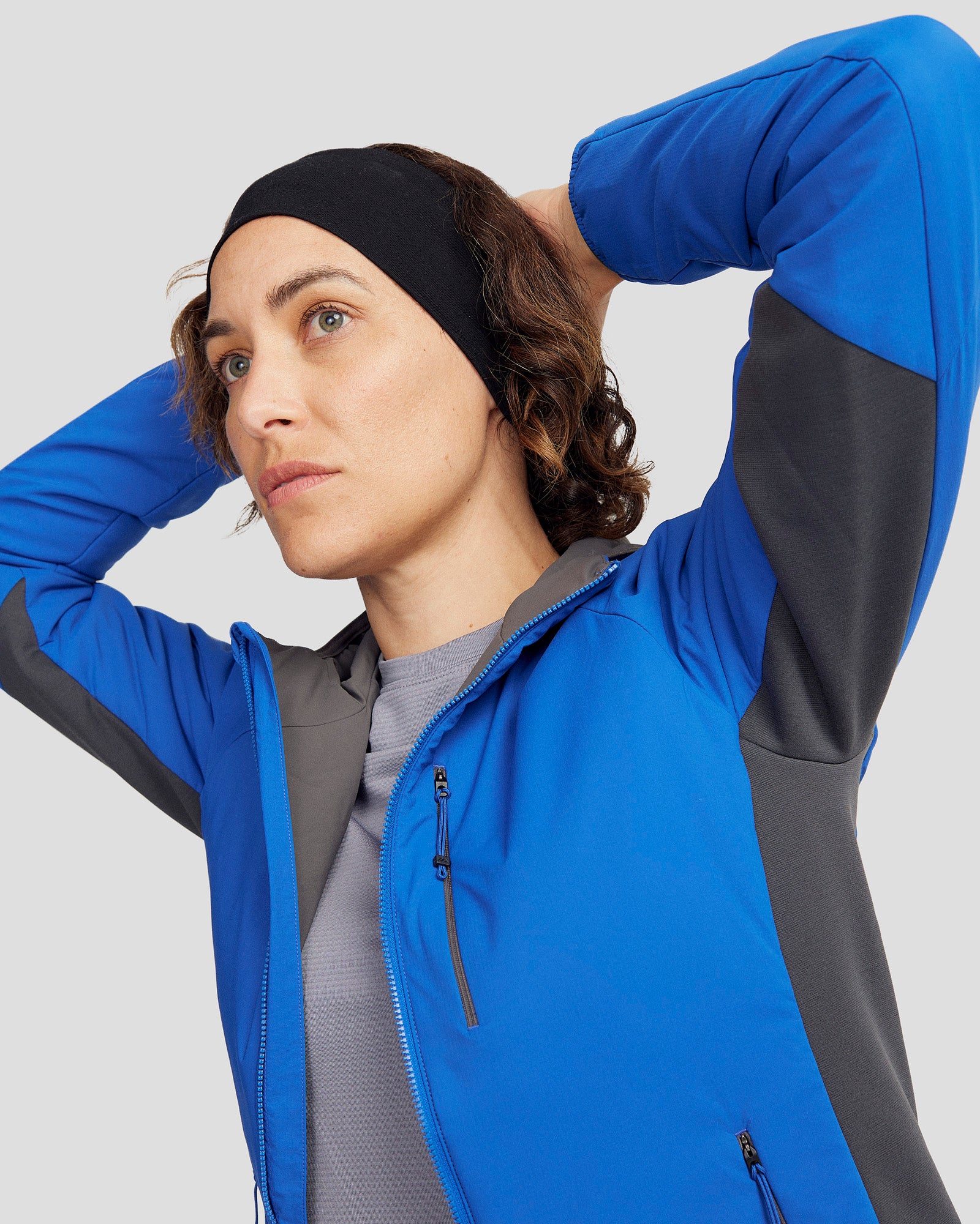 Women's Seeker PrimaLoft® Active Hooded Jacket - Lightweight Insulated Winter Coat, Water-Resistant Outdoor Jacket for Hiking, Running & Cold Weather Activities (Peak Blue)