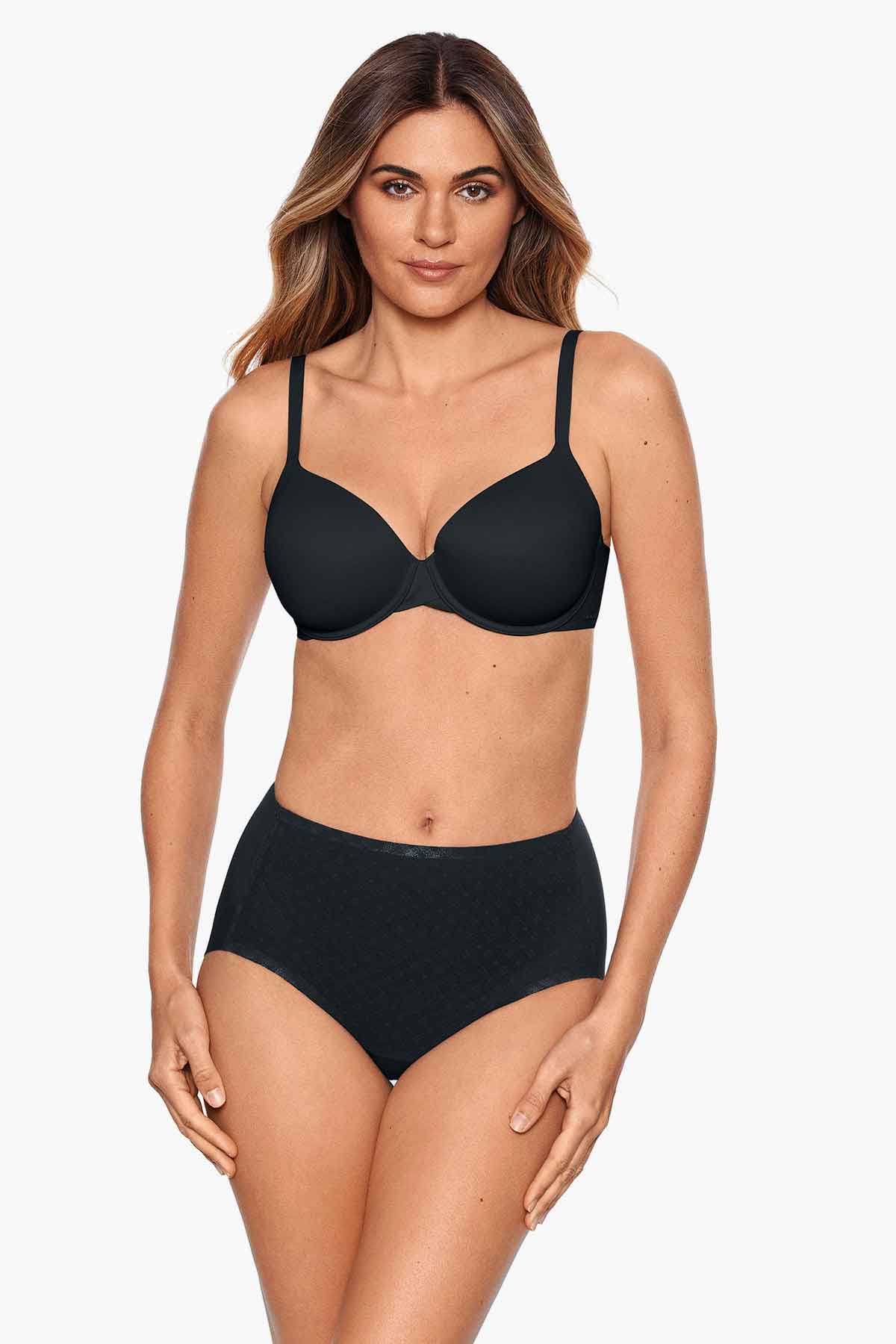 Lace Inset Light Shaping Briefs for Women - Comfortable Seamless Underwear for Everyday Wear & Special Occasions
