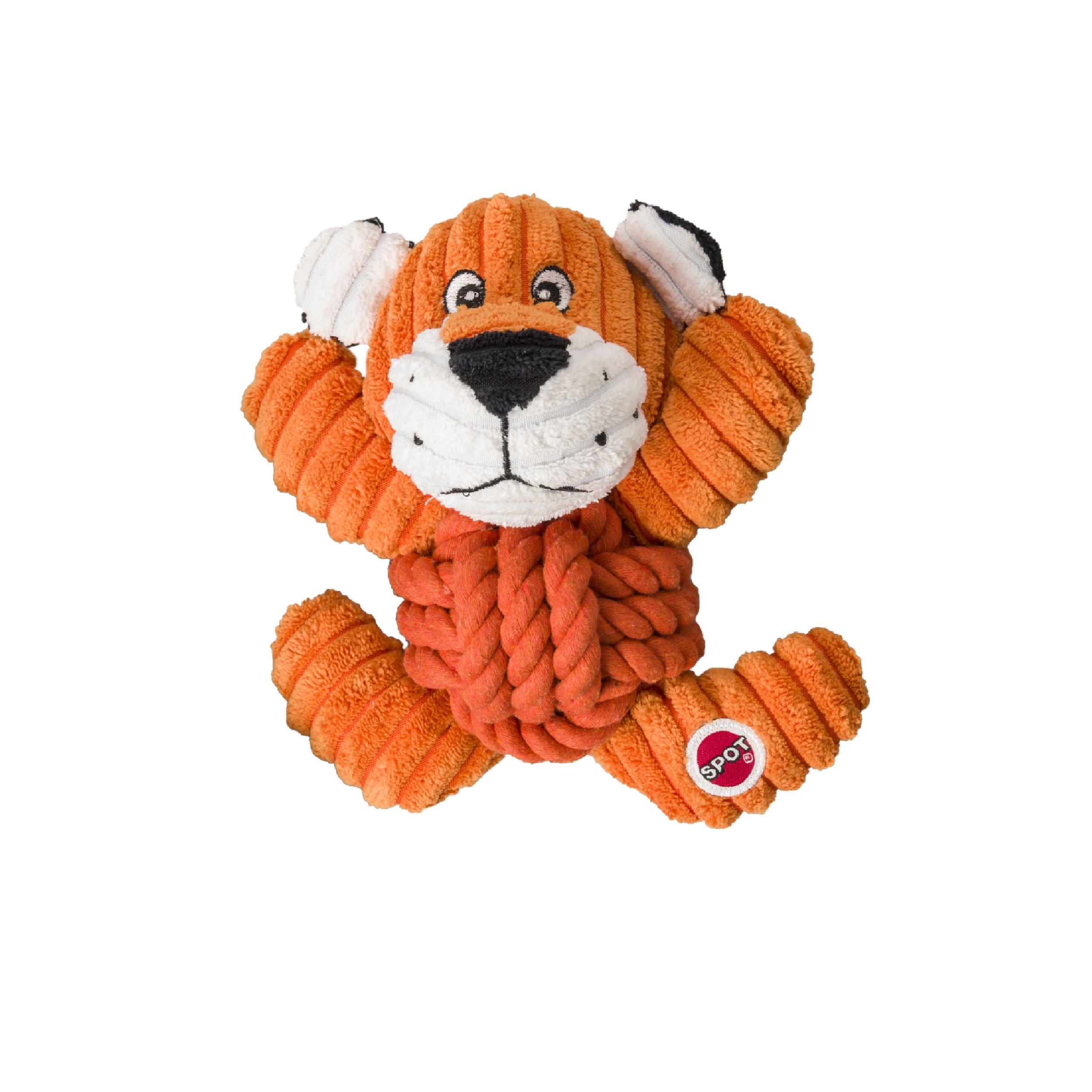 Durable Squeaky Dog Chew Toys for Small & Large Dogs - SPOT Knot for Nothin' Interactive Play & Training - Perfect for Indoor & Outdoor Fun