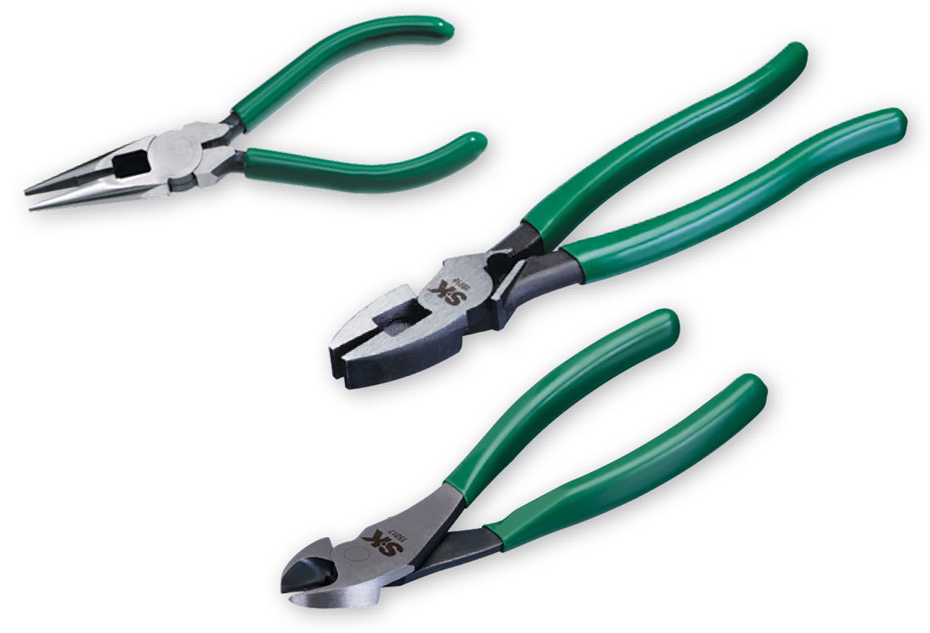 3-Piece Pliers Set - Needle Nose, Slip Joint & Wire Cutters - Professional Hand Tools for DIY, Home Repair & Electrical Work - Perfect for Crafts, Jewelry Making & Automotive Projects
