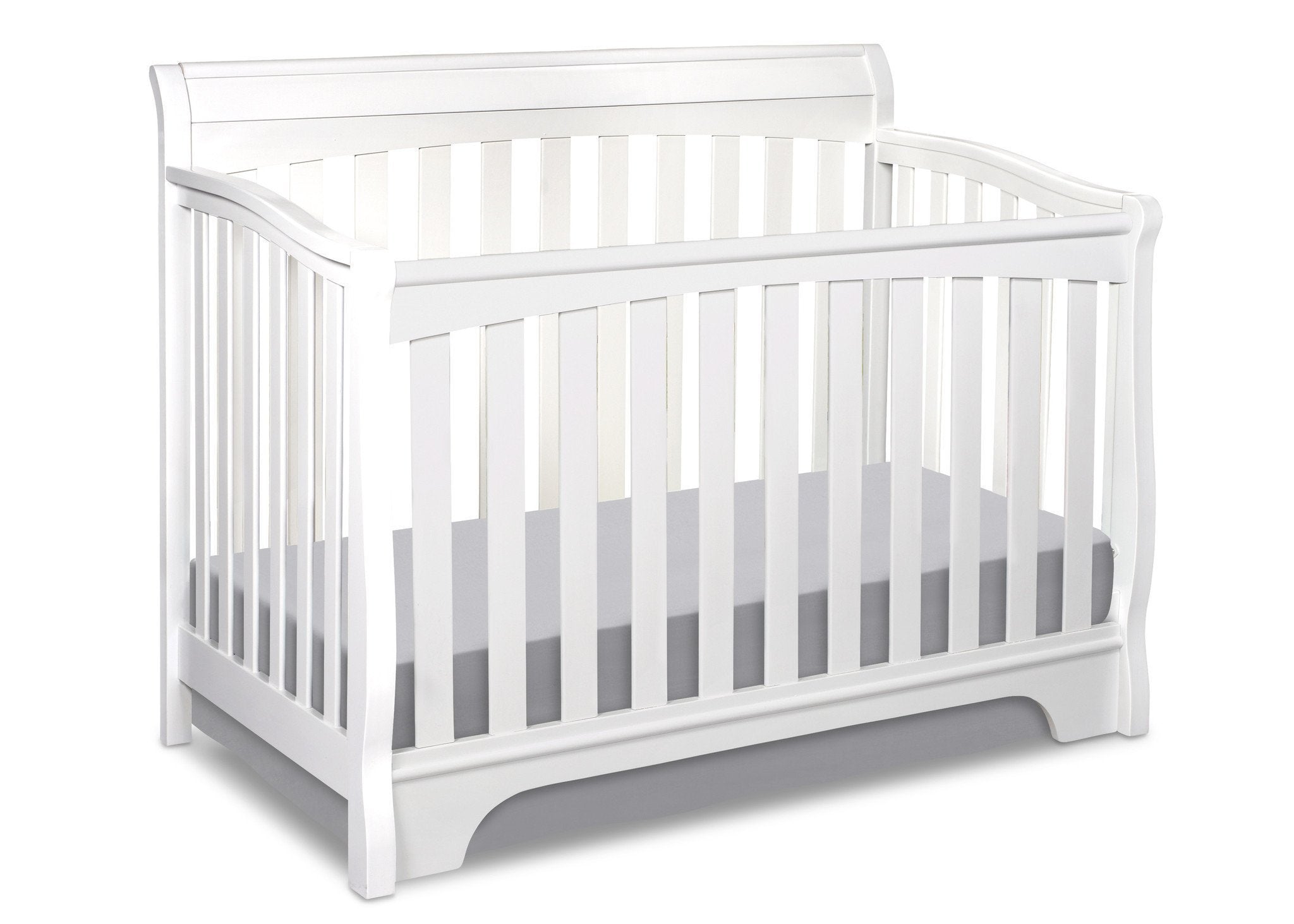 Eclipse 4-in-1 Convertible Baby Crib with Toddler Bed, Daybed & Full-Size Frame - Safe Nursery Furniture for Newborns to Teens | Perfect for Small Spaces & Growing Families
