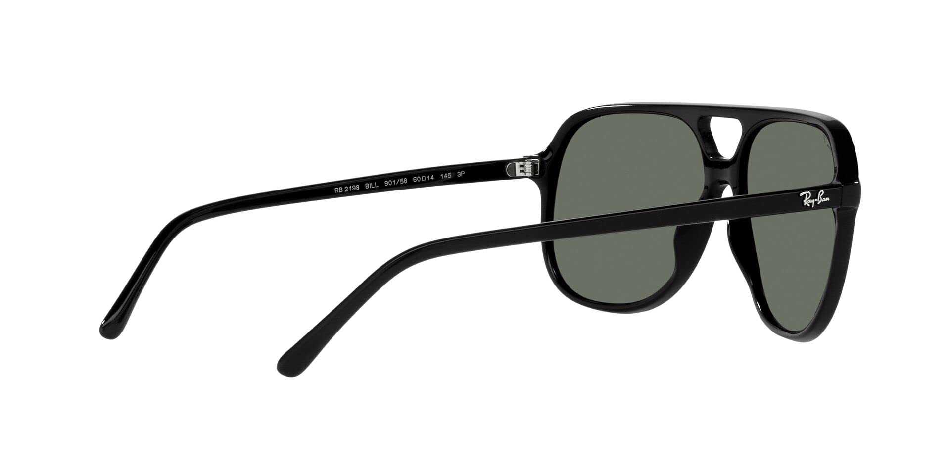 Ray-Ban RB2198 Square Bill Sunglasses for Men & Women - Classic Aviator Style, UV Protection, Polarized Lenses - Perfect for Driving, Beach & Outdoor Activities