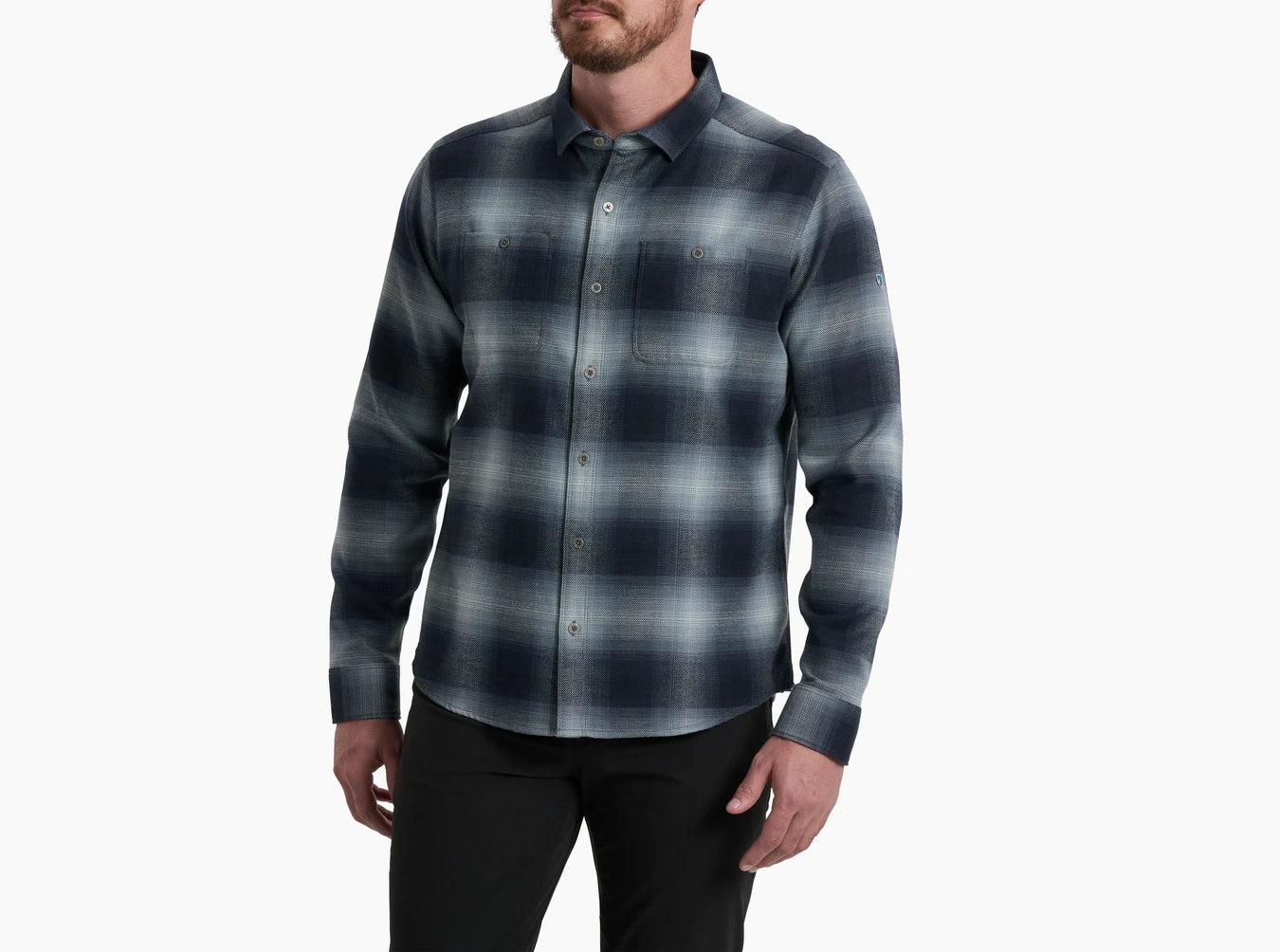 Men's Kuhl Law Flannel Long Sleeve Shirt - Soft & Durable Plaid Flannel for Outdoor Adventures, Hiking & Casual Wear