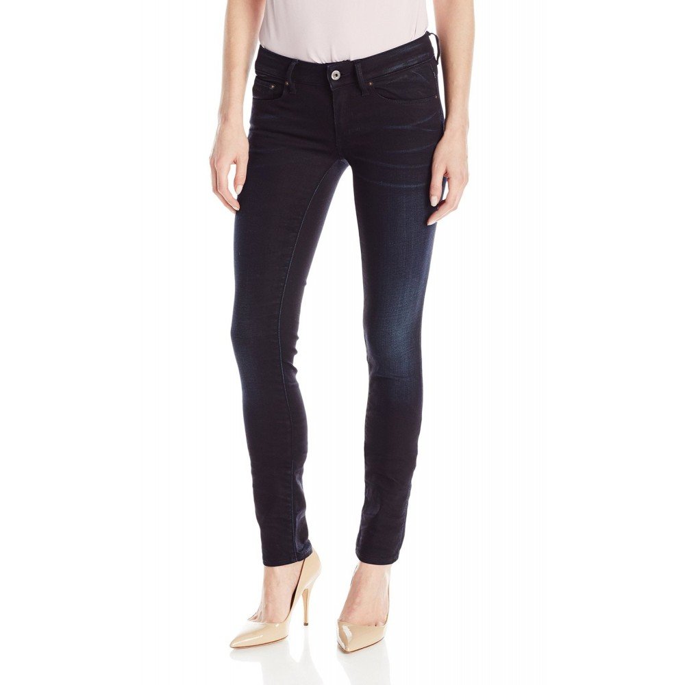 G-STAR Women's Attacc Mid Rise Straight Fit Jeans - Classic Denim Pants for Casual Wear & Everyday Style