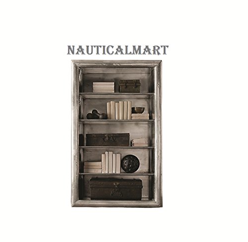 NauticalMart Single Shelving Unit - Compact & Sturdy Storage Shelf for Home, Office, or Garage Organization
