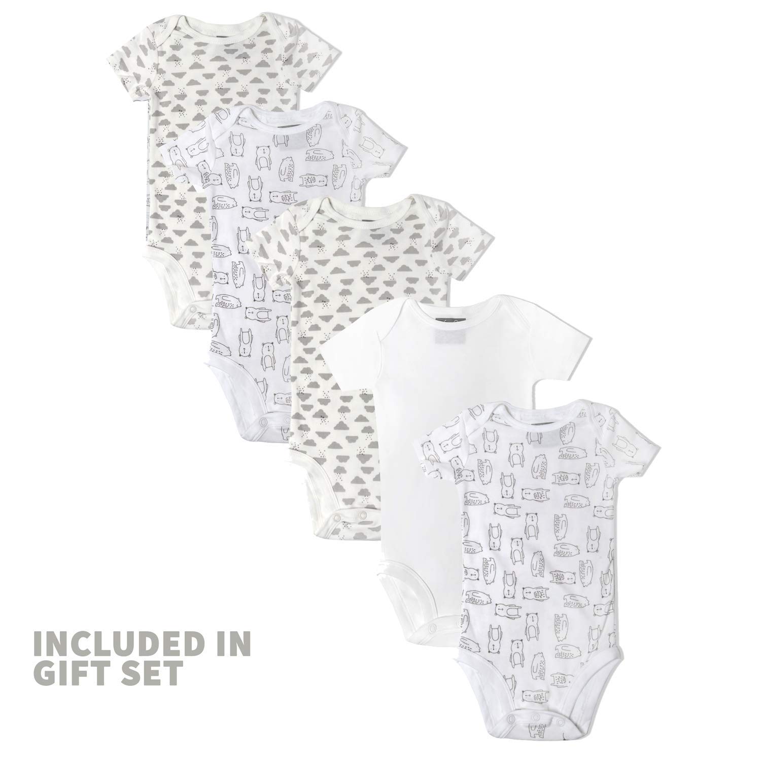 Soft Plush Baby Blanket Gift Set for Newborn Boys & Girls - Neutral Travel Blanket for Showers, Nurseries & On-The-Go Comfort