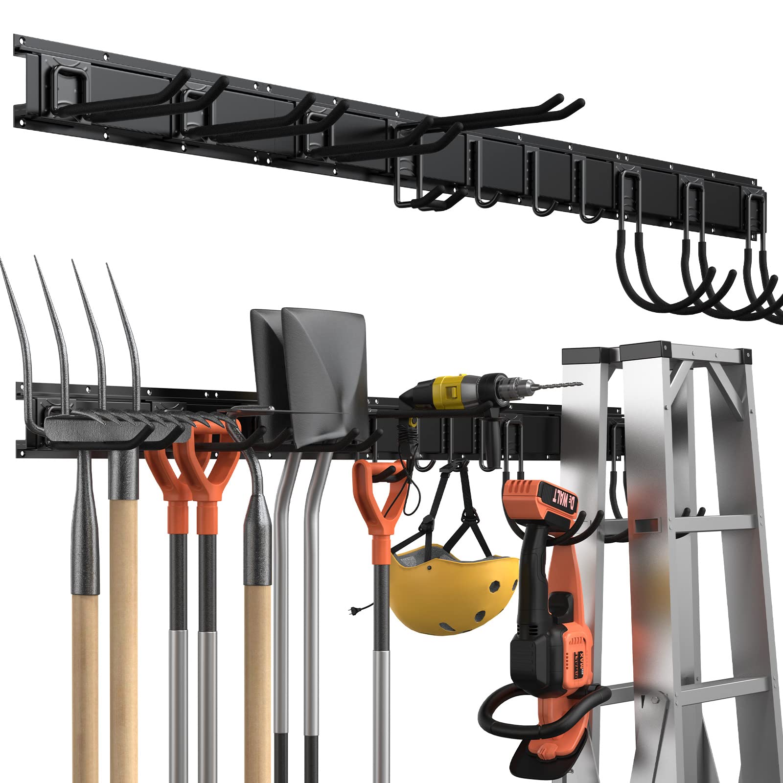 14-Piece Heavy Duty Steel Tool Storage Rack - 64