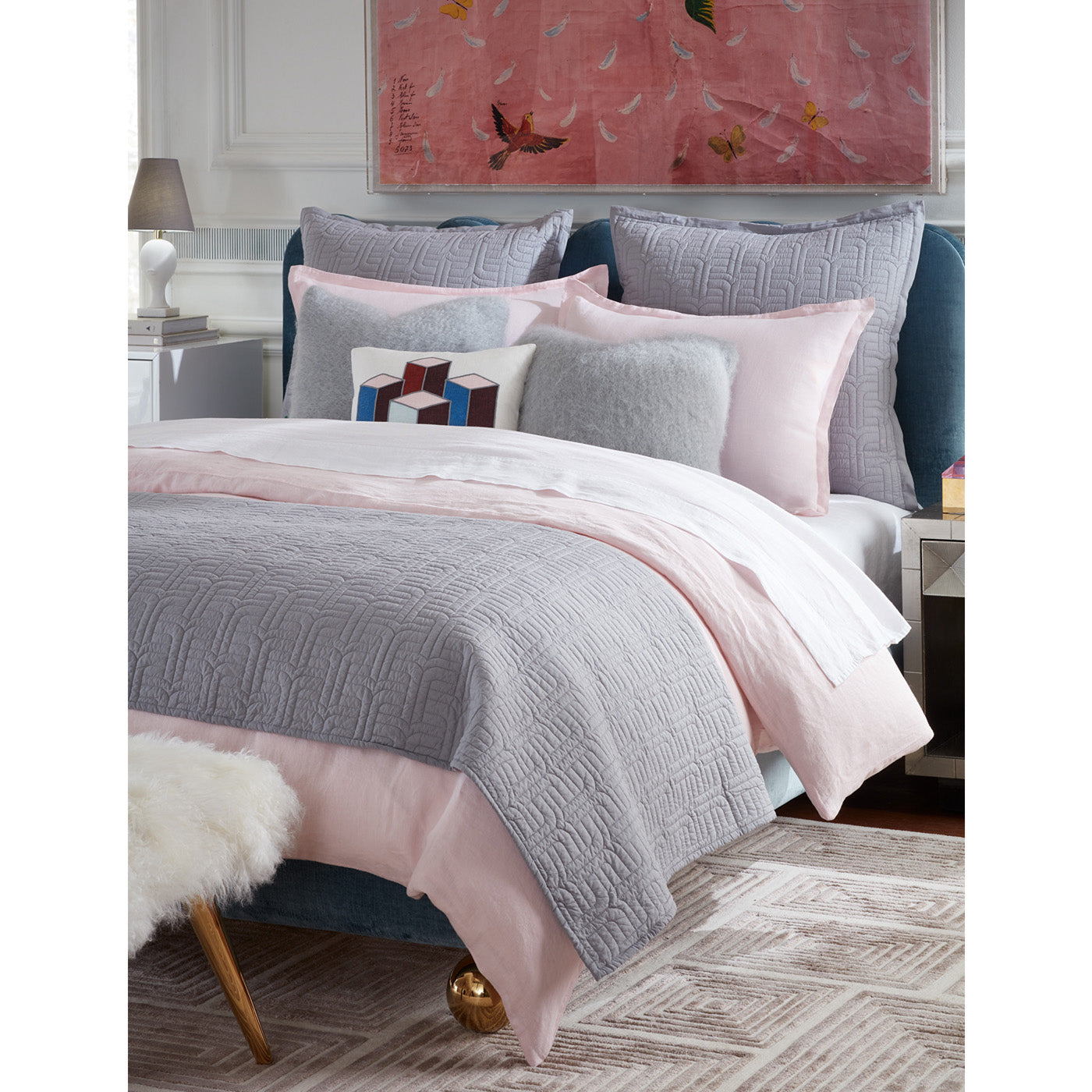 Premium 100% Linen Sham Pillowcase - Breathable & Soft for All Seasons - Perfect for Bedroom, Guest Room, or Vacation Home Decor