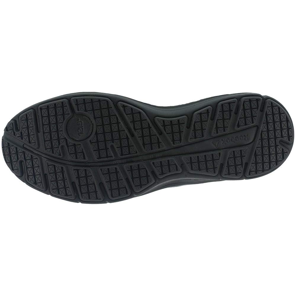 Reebok Women's RB350 Guide Work Soft Toe Industrial Construction Safety Shoes - Black - OSHA Compliant for Warehouse, Factory & Construction Work