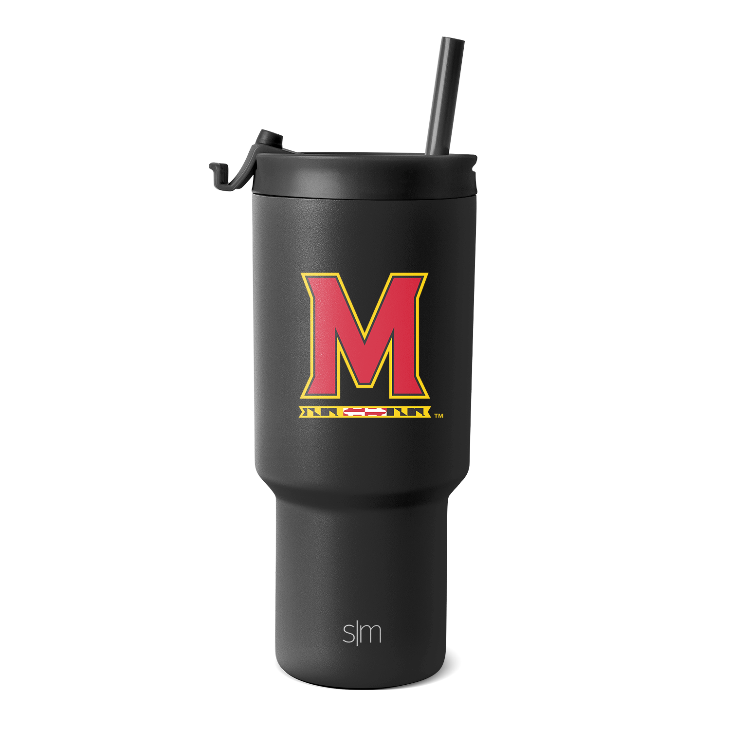 Collegiate Trek Tumbler - Insulated Stainless Steel Water Bottle with Lid & Straw - Perfect for School, Hiking, and Outdoor Adventures