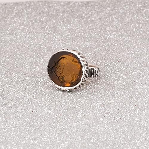 Natural Agate Gemstone Ring for Women - 925 Sterling Silver & 24K Gold Plated Oval Agate Jewelry - Elegant Boho Wedding, Anniversary & Everyday Fashion Accessory