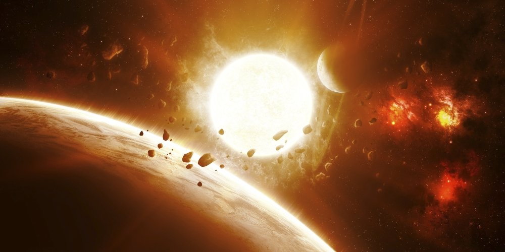 51 Pegasi Solar System Poster Print - 40x20 Inches - Exoplanet Astronomy Wall Art for Home, Office & Classroom Decor