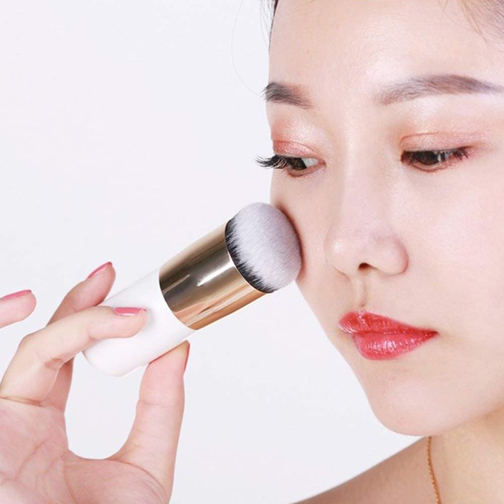 Best Synthetic Fiber Foundation Makeup Brush Set with Beauty Blender Sponge - BB Cream, Concealer & Powder Applicator - Perfect for Travel & Professional Makeup Kits
