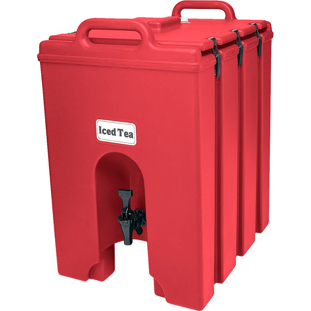 Cambro 10 Gallon Camtainer® Beverage Dispenser (1000LCD158) - Perfect for Large Events, Catering, and Restaurants