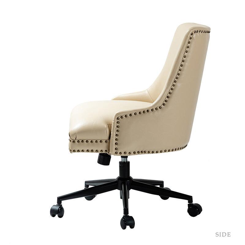 Juniper Vegan Leather Office Chair - Ergonomic Executive Desk Chair for Home & Office - Eco-Friendly PU Leather, Adjustable Height, Comfortable Seating for Long Hours